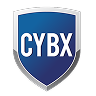 CYBX Logo - Advanced Mobile Security App Brand Identity